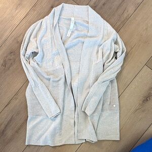 Lululemon Athletica Light Gray Women's Cardigan